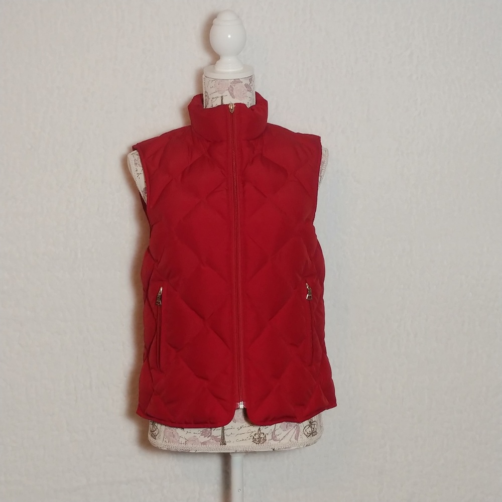Tommy Hilfiger Red Puffer Vest